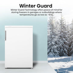 Freestanding Freezer 82L 56cm White Undercounter