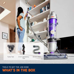 Upright Bagless Vacuum Cleaner 820W 1.5L Pet Turbo Tool Purple