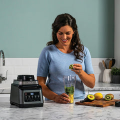 3-In-1 Food Processor And Blender With 5 Automatic Programs 1.8L Black